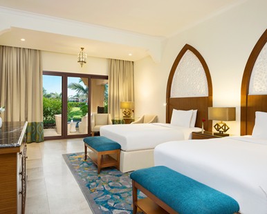 TWIN DELUXE ROOM WITH BALCONY AND SEA VIEW